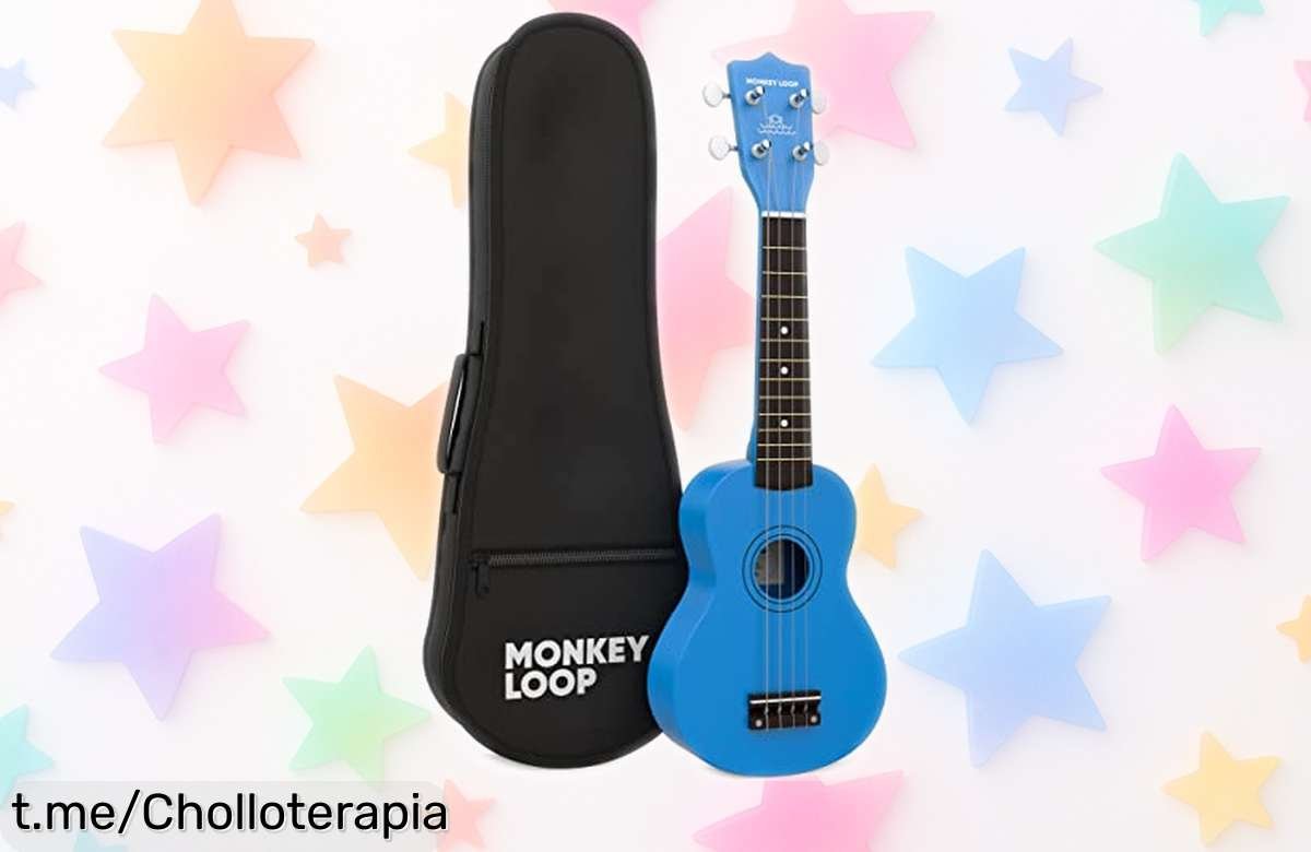Ukelele soprano Monkey Loop Play Midnight Blue calidad pro y diseño intenso a precio rebajado súper chollazo que desaparece rápido ¡hazte con él ya antes de que se agoten!