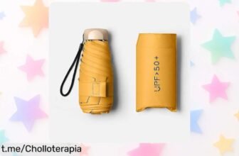 Ultra-ligero paraguas a prueba de viento y agua con precio rebajado, ¡aprovecha este super chollo antes de que desaparezca y mantente seco en cualquier tormenta!