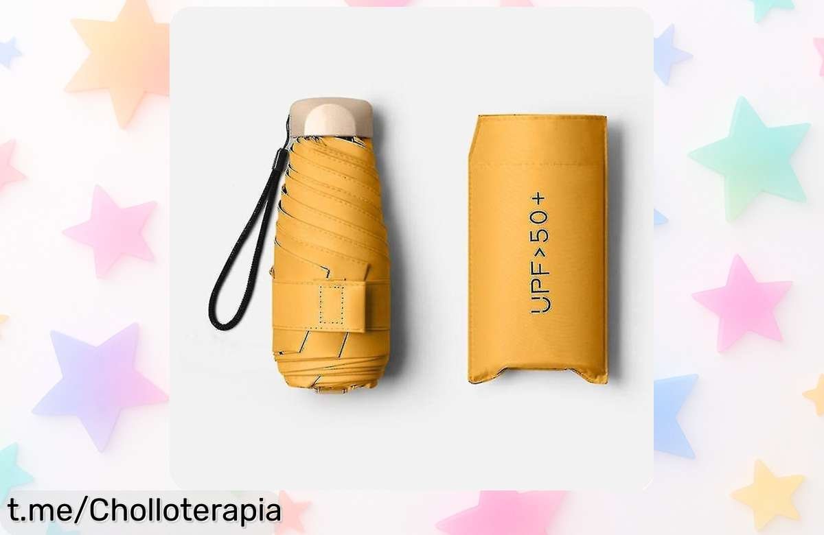Ultra-ligero paraguas a prueba de viento y agua con precio rebajado, ¡aprovecha este super chollo antes de que desaparezca y mantente seco en cualquier tormenta!