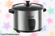 Vaporera arrocera Russell Hobbs CookHome 1975056 con gran capacidad y potencia lista para tu cocina precio rebajado y super chollazo rápido fácil de limpiar ¡corre que vuelan las unidades!