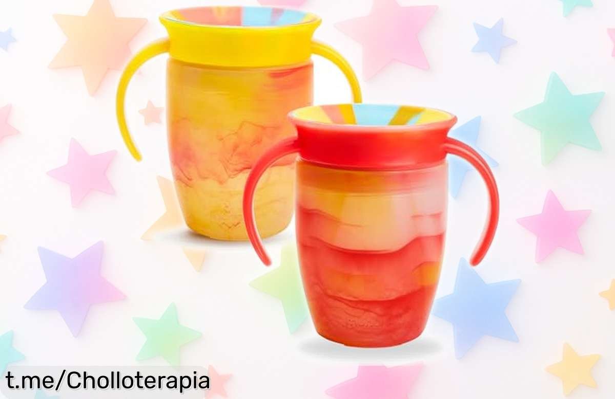 Vasitos Miracle 360 de Munchkin para bebé, ¡super chollo con precio rebajado! Set de 2 ideales para que los peques disfruten sin líos. No te quedes sin el tuyo, actúa ya y sonríe juntos.