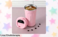 Vaso térmico OPDOS de acero inoxidable, tu compañero ideal para café siempre a punto; ¡aprovecha este super chollo y llévalo contigo antes que se agote!