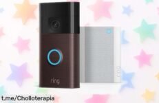 Videotimbre Ring con vídeo HD cuerpo entero y visión nocturna en color a precio rebajado fácil de instalar en 5 minutos controla tu casa desde el móvil aprovecha ya este ofertón por tiempo limitado