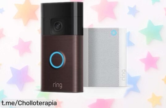 Videotimbre Ring con vídeo HD cuerpo entero y visión nocturna en color a precio rebajado fácil de instalar en 5 minutos controla tu casa desde el móvil aprovecha ya este ofertón por tiempo limitado