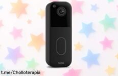 Videotimbre extra Blink con vídeo HD y visión nocturna, batería para 2 años y Alexa incluido en un súper chollo con precio rebajado ¡No dejes que esta oportunidad se escape, cómpralo ya!