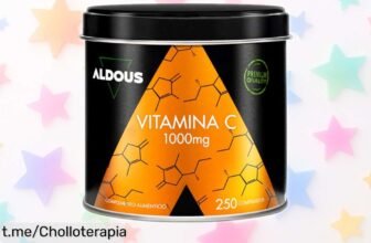 Vitamina C pura Aldous 1000 mg en comprimidos: ¡energía y defensas al máximo con un precio rebajado irresistible! Este super chollo se va rápido, no te quedes sin el tuyo.
