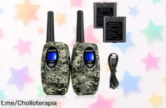 Walkie talkies Retevis RT628 para niños, con 8 canales y carga rápida a precio rebajado ¡No te quedes fuera de la diversión, corre que vuelan!