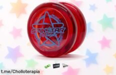 Yoyo rojo Spinstar de YoyoFactory, ¡un ofertón que te hará girar la diversión! Ahora a precio rebajado, súper resistente y listo para jugar. No esperes más y disfruta cada truco desde el primer momento. ¡Hazte con él antes de que se agote!