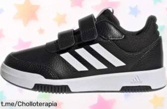 Zapatillas Adidas Tensaur Hook And Loop para niños: ajuste rápido y suela que no deja marcas, precio rebajado por tiempo limitado. ¡Haz brillar cada paso sin dejar escapar este super chollo!