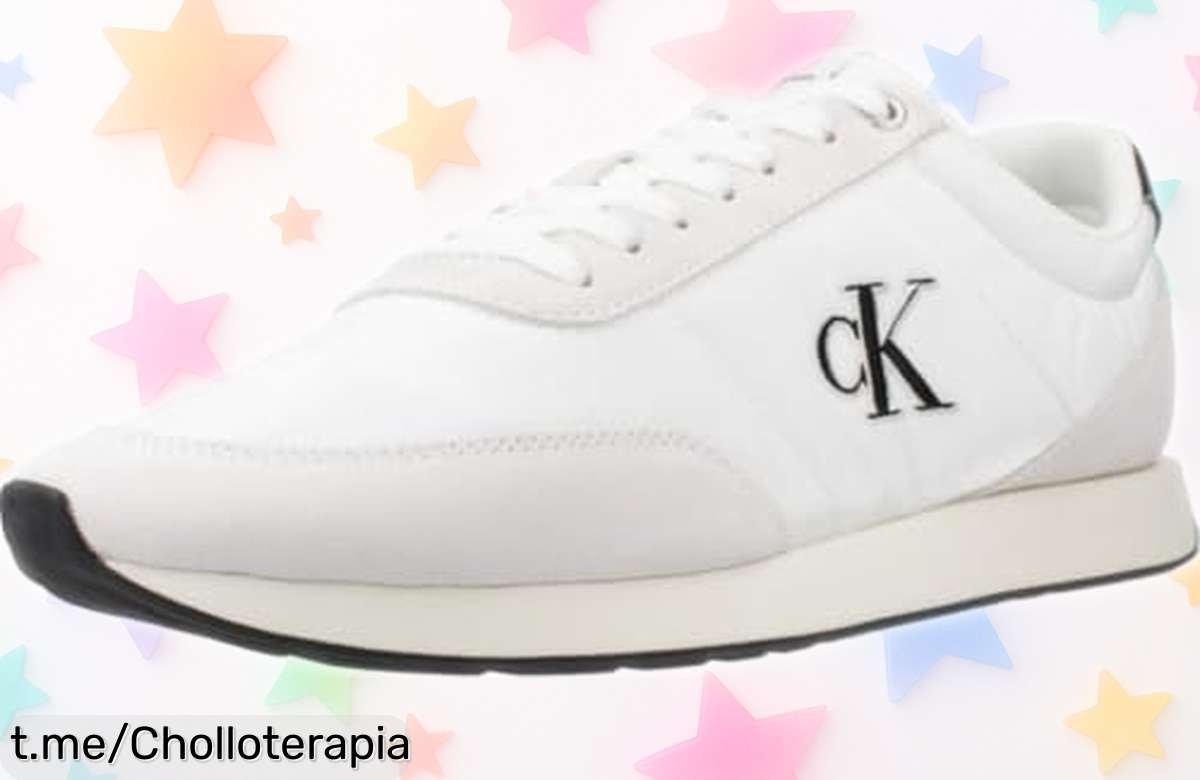 Zapatillas Calvin Klein Runner Sneaker para hombre a precio de ganga, con un diseño moderno que combina perfectamente con cualquier look. ¡No dejes escapar este super chollo! Acelera tus pasos y asegúralas antes de que se agoten.