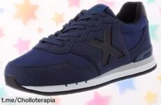 Zapatillas Dash 104 azul Munich resistentes y con suela antideslizante, ahora rebajadas en un ofertón que vuela rápido, no pierdas esta caída de precio ni por un segundo ¡corre a conseguirlas antes que se acaben!