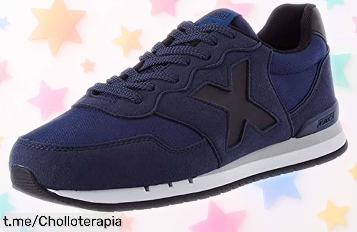 Zapatillas Dash 104 azul Munich resistentes y con suela antideslizante, ahora rebajadas en un ofertón que vuela rápido, no pierdas esta caída de precio ni por un segundo ¡corre a conseguirlas antes que se acaben!