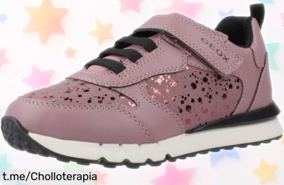 Zapatillas Geox J FASTICS Girl B en rosa: precio rebajado que te hará sonreír y a tu pequeña le encantará. ¡Corre que vuelan, felicidad asegurada!