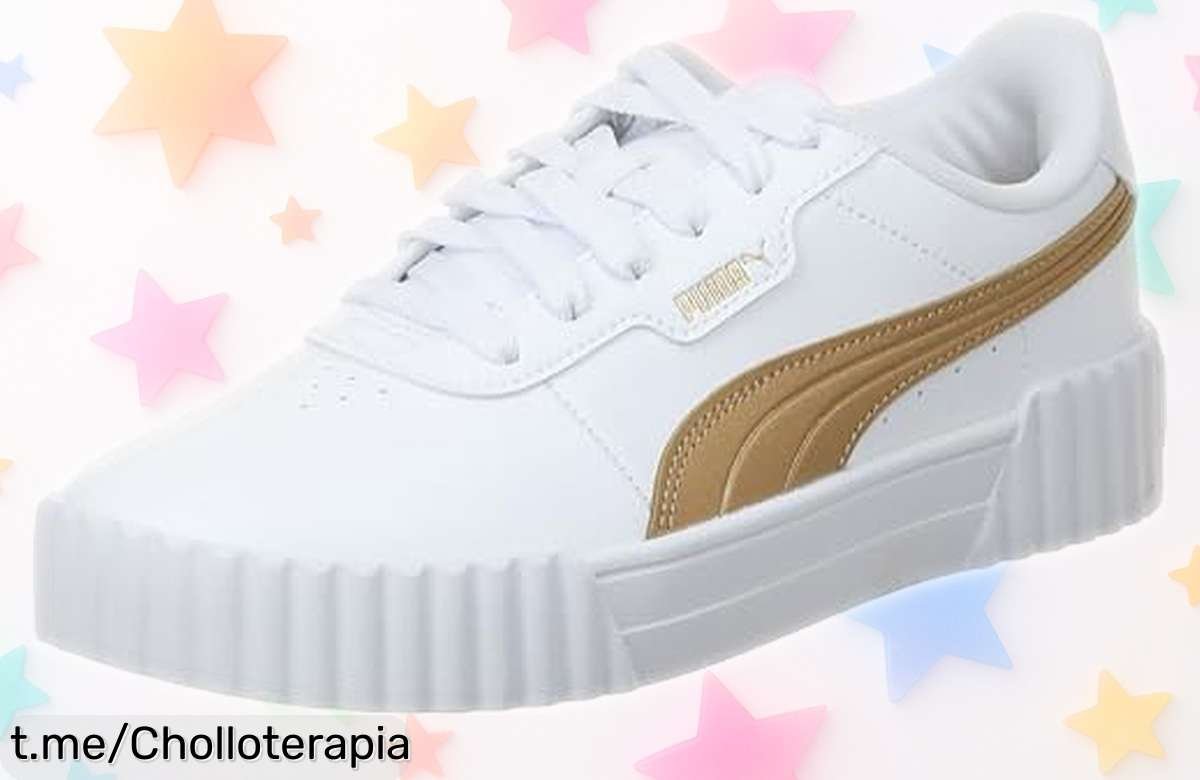 Zapatillas Puma Carina 3.0 Aqua Metallics mujer con diseño que brilla y descuento brutal solo por tiempo limitado corre que vuelan estas deportivas a precio rebajado irremplazable no digas luego que te lo perdiste