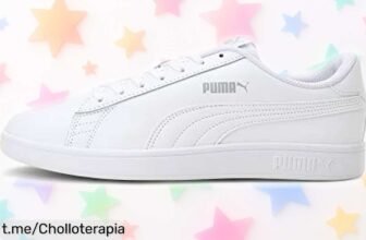 Zapatillas Puma Smash V2 L con suela de caucho resistente, ¡tu super chollo que vuela! Aprovecha hoy mismo esta oferta rebajada y luce un estilo elegante que todos notarán. No te quedes sin las tuyas, la oportunidad es ahora o nunca.