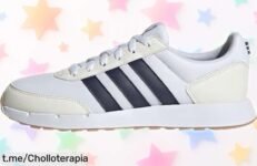 Zapatillas adidas Run 50s unisex con diseño clásico y suela ultraligera rebajadas a precio de ganga; lleva estilo, ligereza y suavidad en cada pisada pero corre que vuelan porque esta oferta de caida brutal no dura mucho!