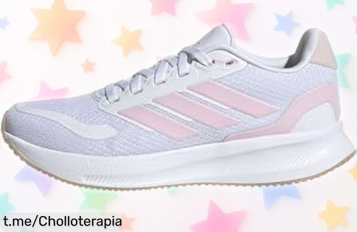 Zapatillas adidas Runfalcon 5 para niños con suela súper resistente y tela que se adapta, ahora en una caída de precio increíble; si quieres chollo y calidad corre que vuelan porque esta oferta dura poco tiempo.