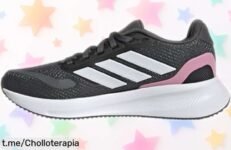 Zapatillas adidas Unisex para niños Runfalcon 5 en gris, diseño clásico y suela antideslizante a un precio rebajado que vuela rápido ¡Aprovecha este super chollo antes de que se agoten y asegura la diversión de tus peques!