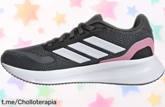 Zapatillas adidas Unisex para niños Runfalcon 5 en gris, diseño clásico y suela antideslizante a un precio rebajado que vuela rápido ¡Aprovecha este super chollo antes de que se agoten y asegura la diversión de tus peques!