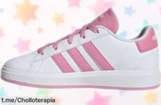 Zapatillas de tenis unisex Adidas Grand Court con diseño imbatible y suela antideslizante, ahora a precio rebajado por tiempo limitado. No te quedes sin ellas, ¡corre antes que se agoten!