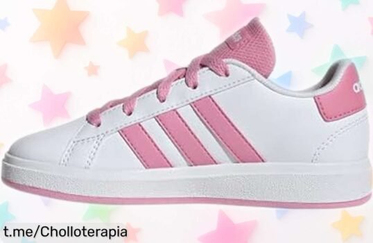 Zapatillas de tenis unisex Adidas Grand Court con diseño imbatible y suela antideslizante, ahora a precio rebajado por tiempo limitado. No te quedes sin ellas, ¡corre antes que se agoten!