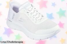 Zapatillas sin cordones Skechers Go Walk Flex para mujer, ¡rebajadas a precio loco! No dejes escapar este ofertón y siente la libertad en cada paso.