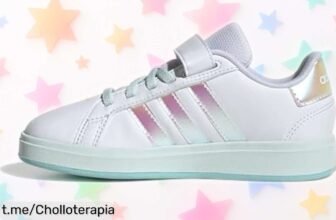 Zapatillas unisex adidas Grand Court 2.0 para niños a precio loco: un ofertón con suela de goma súper resistente y ajuste perfecto que no puedes dejar escapar, ¡corre que vuelan y la oportunidad se esfuma!