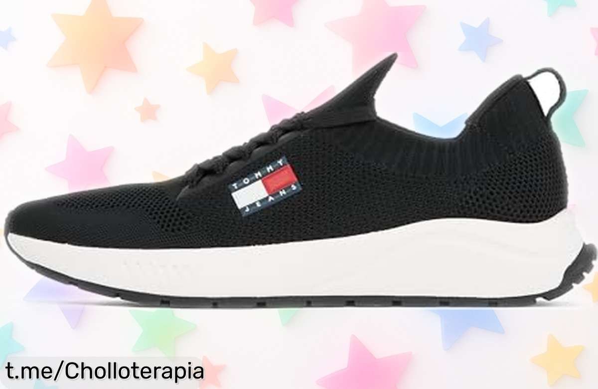 Zapatillas urbanas Tommy Jeans Runner para hombre con diseño noventero, ahora a precio rebajado ¡un super chollo volando de las tiendas! Corre antes que se vayan y dale un giro auténtico a tu estilo sin pensarlo.