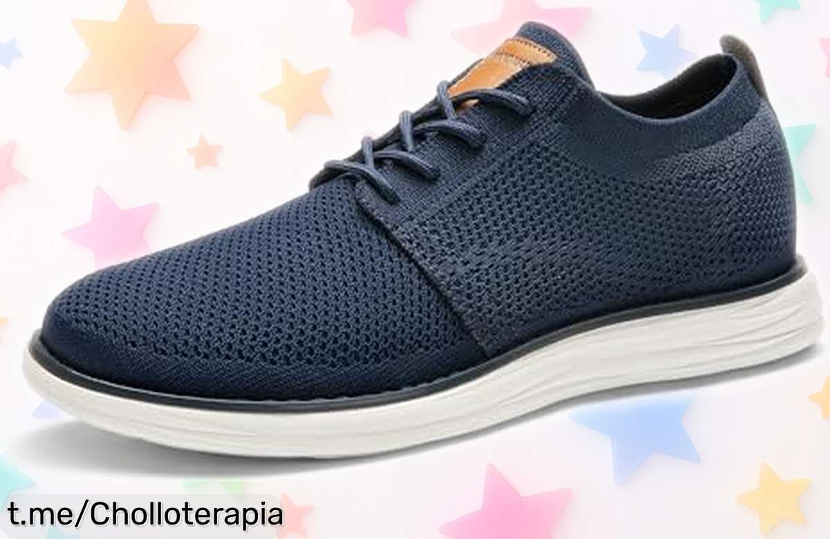 Zapatos de cordones ultraligeros Bruno Marc Grand01 con cuello elástico para poner y quitar fácil ideal para verano rebajados por tiempo limitado ¡no pierdas este super chollo ni un segundo!