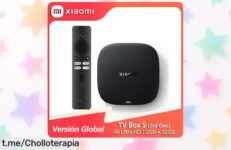 Caja TV Xiaomi TV Box S (3ª gen) con 4K Ultra HD y Chromecast a precio rebajado, ¡aprovéchate de este super chollo para disfrutar Netflix y más como nunca! Oferta limitada, ¡no te quedes sin la tuya antes de que se acaben!
