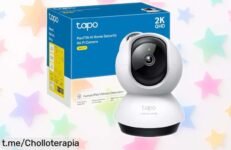 Cámara de seguridad 360° Tapo C220 con visión nocturna y calidad 2K, ahora a precio rebajado para proteger tu hogar como un profesional ¡No dejes pasar esta oferta que vuela!