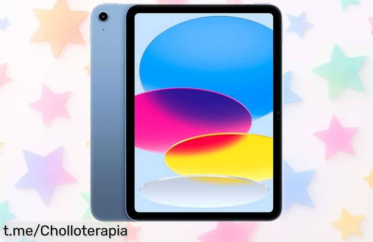 iPad de 11 pulgadas Apple con chip A16, pantalla Liquid Retina y cámaras top a precio rebajado ¡super chollo que vuela! autonomía todo el día para no parar: hazte ya con este ofertón antes de que desaparezca
