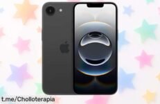 iPhone 16e de 128 GB con chip A18 y súper cámara Fusion 48 Mpx rebajado a precio loco, batería que aguanta todo el día y pantalla Super Retina XDR de 6,1”, ¡pocas unidades en esta oferta brutal que vuelan ya!