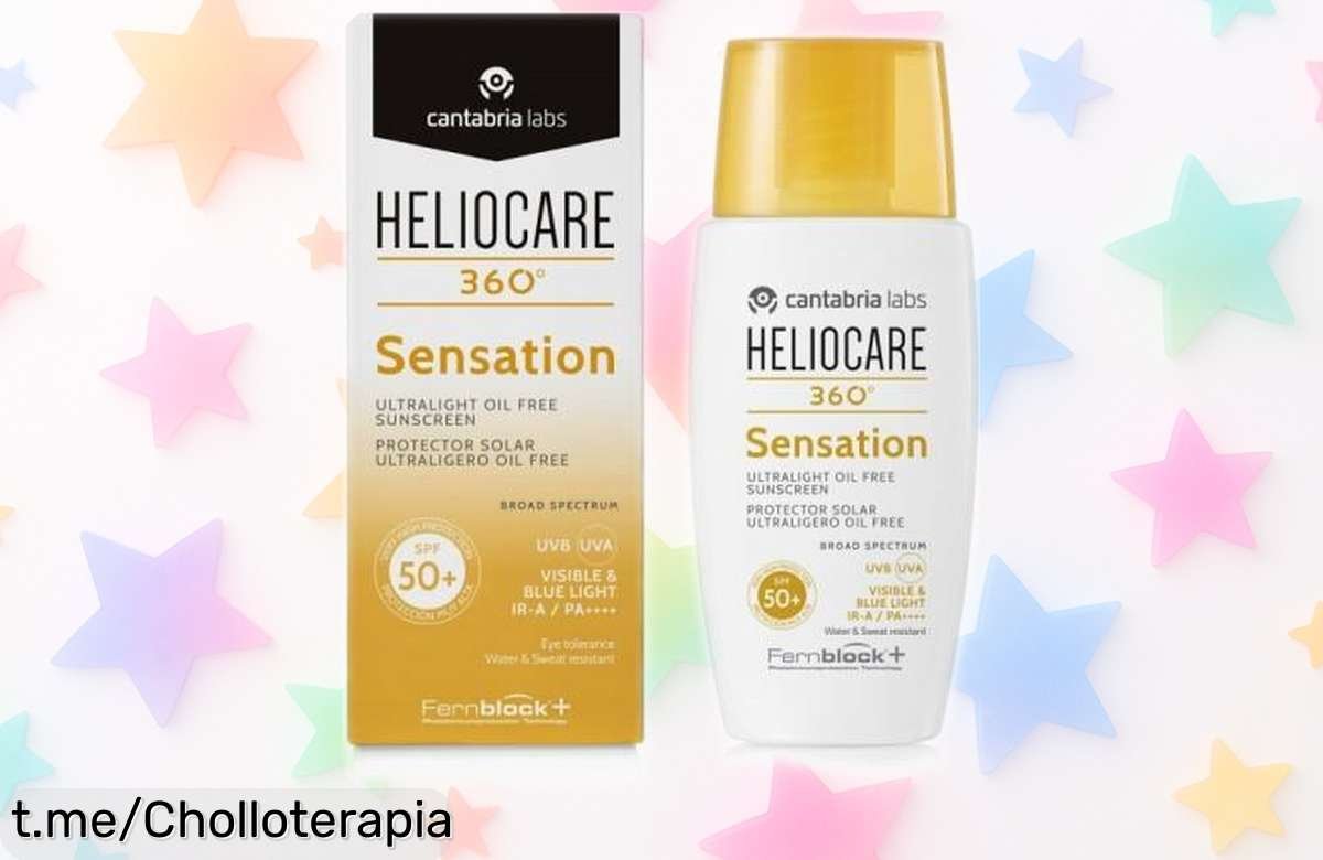 Protector solar Heliocare 360º sensation fps50+ para una piel radiante a un precio rebajado, ¡aprovecha este super chollo y disfruta del sol sin preocupaciones!