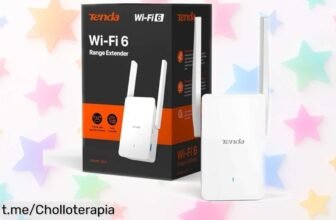 Repetidor WiFi 6 Tenda AX1500 para que tu conexión alcance hasta 150m², ¡con instalación fácil y luces inteligentes a un precio rebajado! Aprovecha este super chollo antes de que desaparezca.