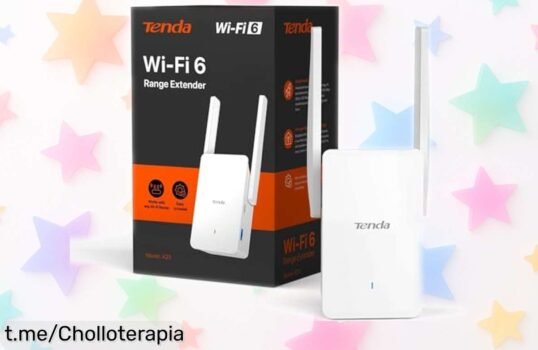 Repetidor WiFi 6 Tenda AX1500 para que tu conexión alcance hasta 150m², ¡con instalación fácil y luces inteligentes a un precio rebajado! Aprovecha este super chollo antes de que desaparezca.