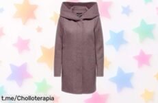 Abrigo clásico Only en rosa Brown, resalta tu figura con estilo único y ahora lo tienes a un precio rebajado increíble. ¡No dejes escapar este super chollo que te hará brillar!