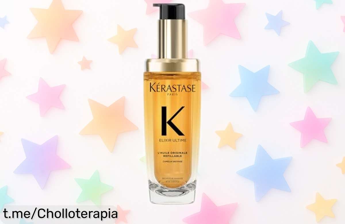 Aceite capilar Kérastase Elixir Ultime recargable con oferta brutal, cuida tu cabello y brilla como nunca; ¡aprovéchalo ya y siéntete radiante todos los días!