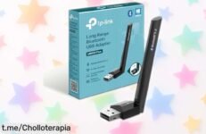 Adaptador USB Bluetooth 5.3 TPLink UB500 Plus, conexión rápida y sin líos; ¡super chollo por tiempo limitado! Conéctate y siente la diferencia en tu día a día.