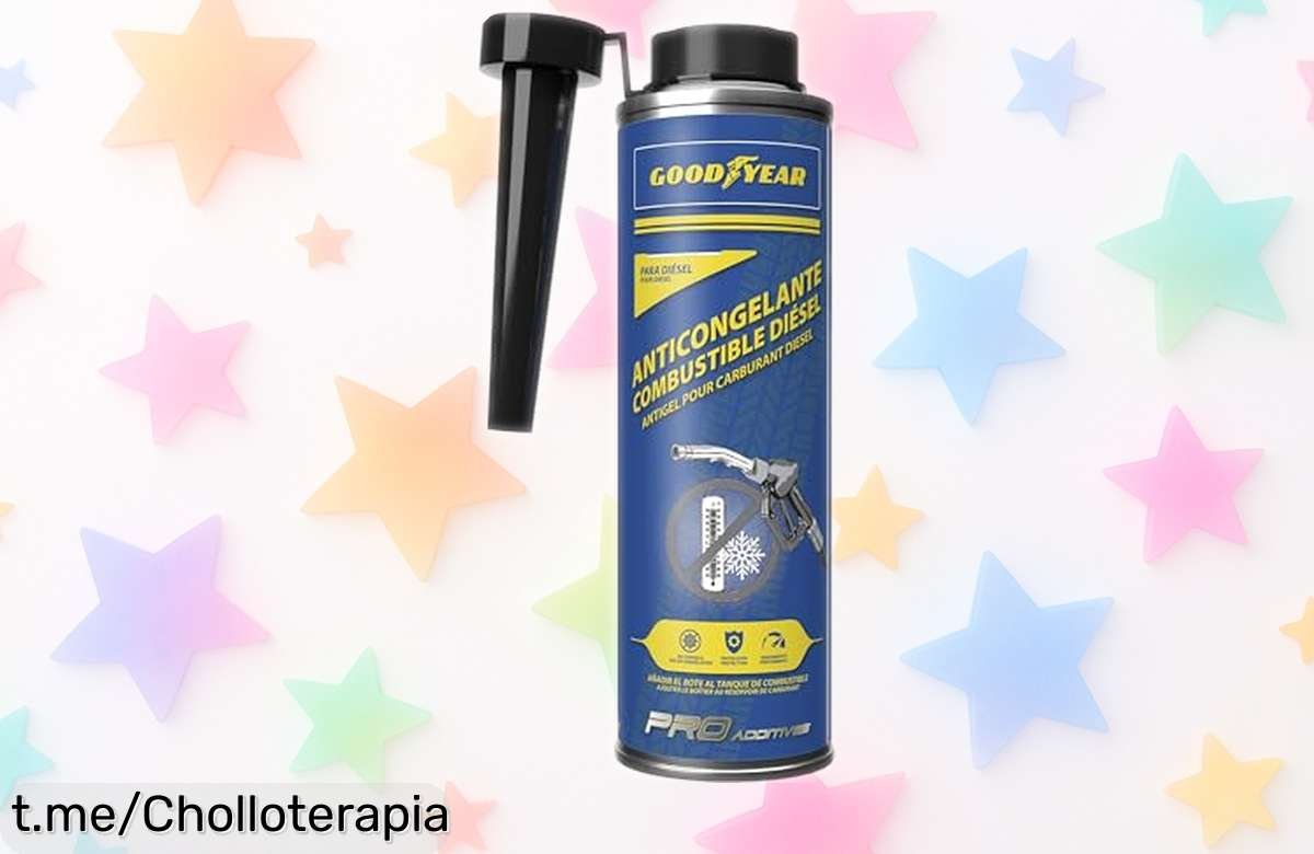 Aditivo anticongelante diésel Goodyear con precio rebajado que cuida tu motor en invierno. ¡No te quedes sin este super chollo y arranca seguro cuando más lo necesitas!