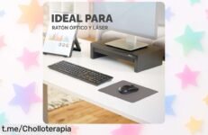 Alfombrilla para ratón Fellowes con base antideslizante: aprovecha este super chollo a precio rebajado y mejora tu precisión mientras le das estilo a tu espacio. ¡No lo dejes escapar!