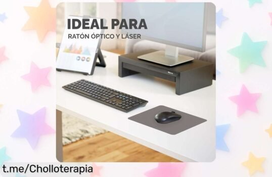 Alfombrilla para ratón Fellowes con base antideslizante: aprovecha este super chollo a precio rebajado y mejora tu precisión mientras le das estilo a tu espacio. ¡No lo dejes escapar!