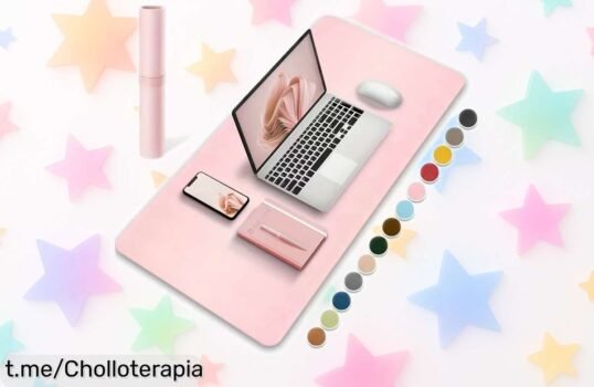 Alfombrilla protectora de escritorio impermeable ideal para juegos y oficina, precio rebajado ¡Aprovecha este súper chollo y transforma tu espacio en un lugar con estilo!