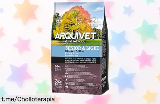Alimento completo Senior y Light para perro Arquivet, 3 kg de arroz y pollo en super chollo: cuida su salud a un precio rebajado ¡hazlo feliz hoy mismo!