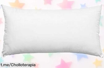 Almohada de fibra Arinova 90 cm, súper resistente y sin alergias a un precio rebajado que vuela; ¡aprovéchalo ya y duerme como nunca!