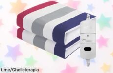 Almohadilla caliente eléctrica con termostato automático: ¡calor instantáneo a precio de locura que no puedes dejar escapar en estas noches frías!