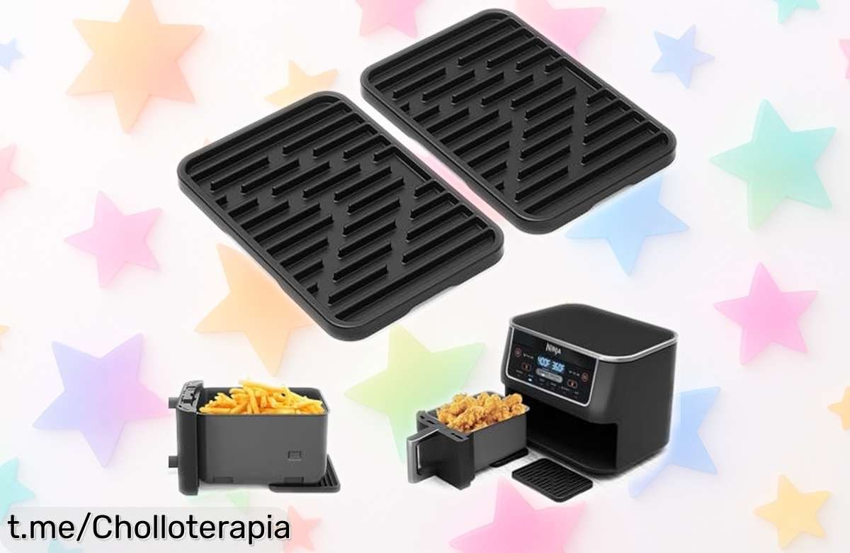 Almohadillas de silicona Ninja AF400EU y AF500EU para cuidar tu mesa: ¡super chollo rebajado, protege con estilo antes que se agoten!