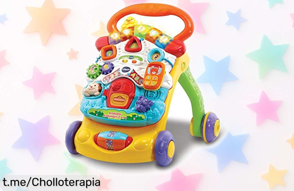 Andador y correpasillos 2 en 1 VTechBaby: precio brutal para que tu peque dé sus primeros pasos lleno de alegría ¡Aprovecha este súper chollazo antes que se acabe!
