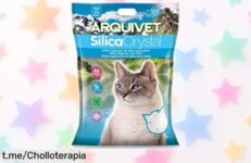 Arena para gatos que absorbe olores y mata bacterias, 15 litros a precio rebajado. ¡No dejes pasar este super chollo y disfruta de un hogar siempre fresco!