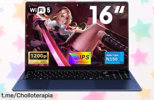 Asombroso portátil Naiklulu de 16 pulgadas con SSD veloz y pantalla Full HD a precio rebajado; aprovecha este super ofertón antes que se esfume la oportunidad de brillar.